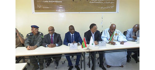من أعمال ورشة مكافحة الجراد
