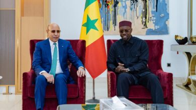 الوزير الأول السنغالي يستقبل الرئيس الموريتاني