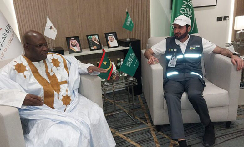 وزير الحج السعودي ووزير الشؤون الاسلامية الموريتاني