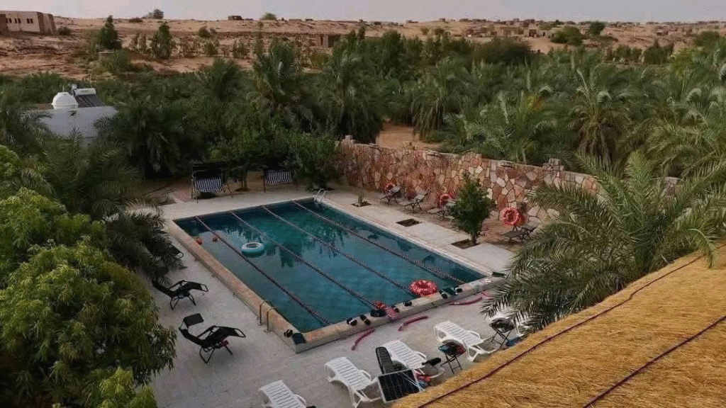 جانب من المرافق السياحية في مدينة أوجفت الموريتانية