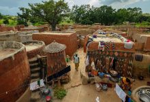 بوركينا فاسو- قرية - تراث- طين