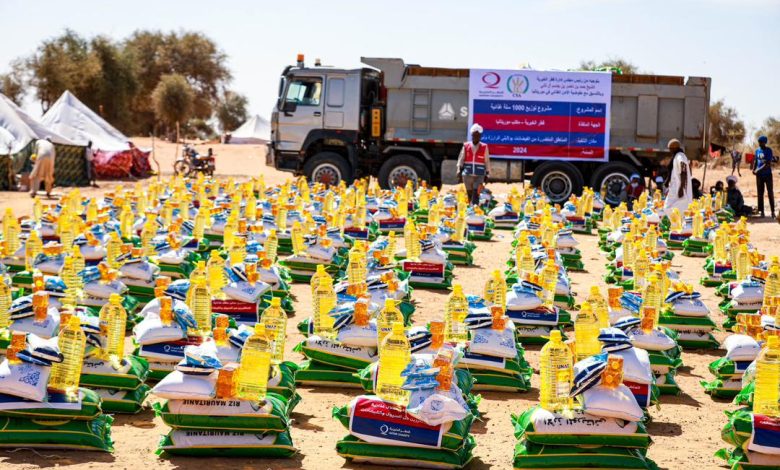 قطر الخيرية - مساعدات