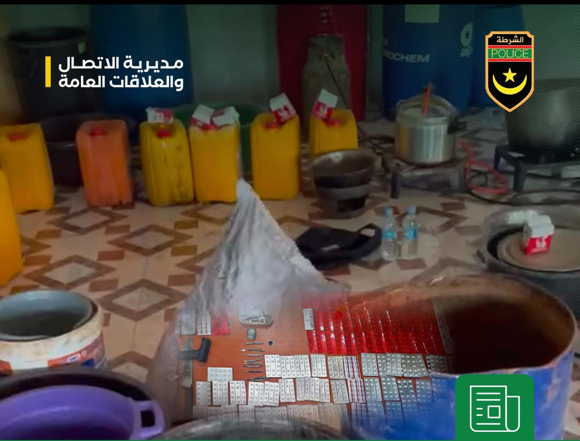 الشرطة تفكك شبكتين للمخدرات وتكشف معملا لإنتاج “السمسوم” في نواذيبو