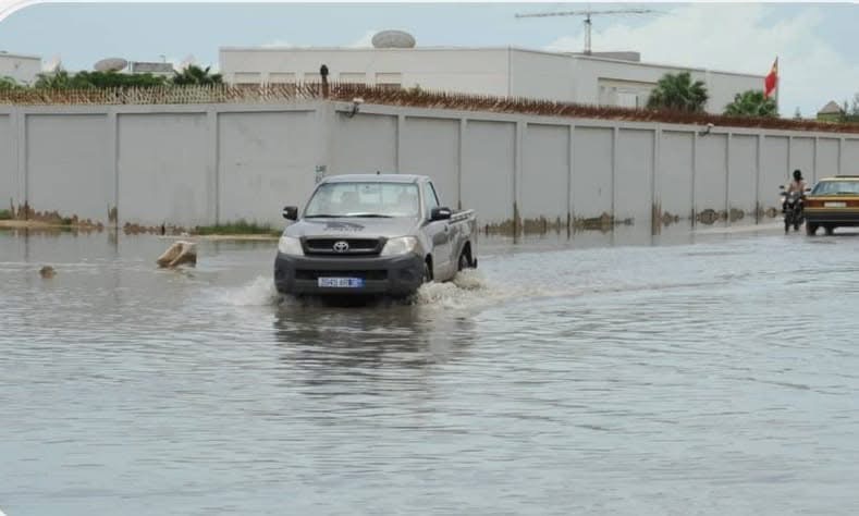 مقاييس أمطار العاصمة نواكشوط مساء أمس