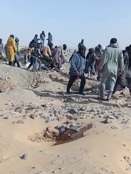 وفاة منقبين إثر انهيار بئر للتنقيب في مجهر أولاد داود بمنطقة اكليب اندور في تيرس زمور