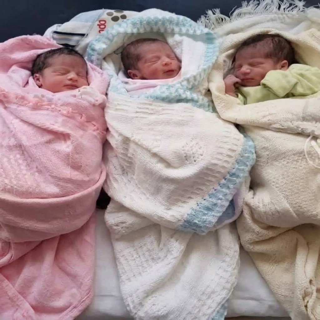 باركيول.. سيدة من قرية شلحة اشواوفه تنجب ثلاثة توائم