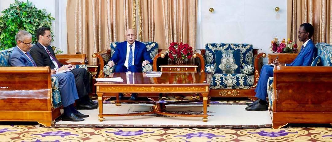 غزواني يستقبل أعضاء لجنة التحقيق في حريقي محطتي الكهرباء بنواكشوط