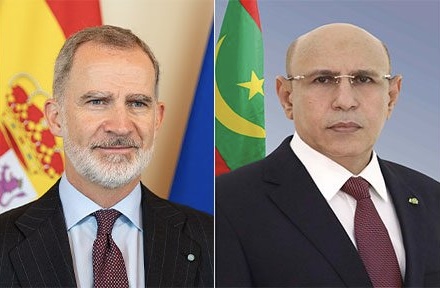 الغزواني يهنئ ملك إسبانيا بالعيد الوطني ويؤكد الحرص على تعزيز التعاون